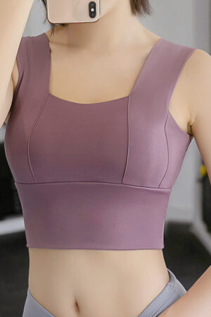 Shockproof Gathered Sports Underwear with Beautiful Back