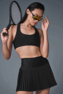 Pleated Tennis Skirt with Built-In Shorts