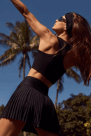 Pleated Tennis Skirt with Built-In Shorts