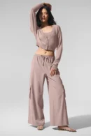 Featherlight Cropped Cashmere Cardigan